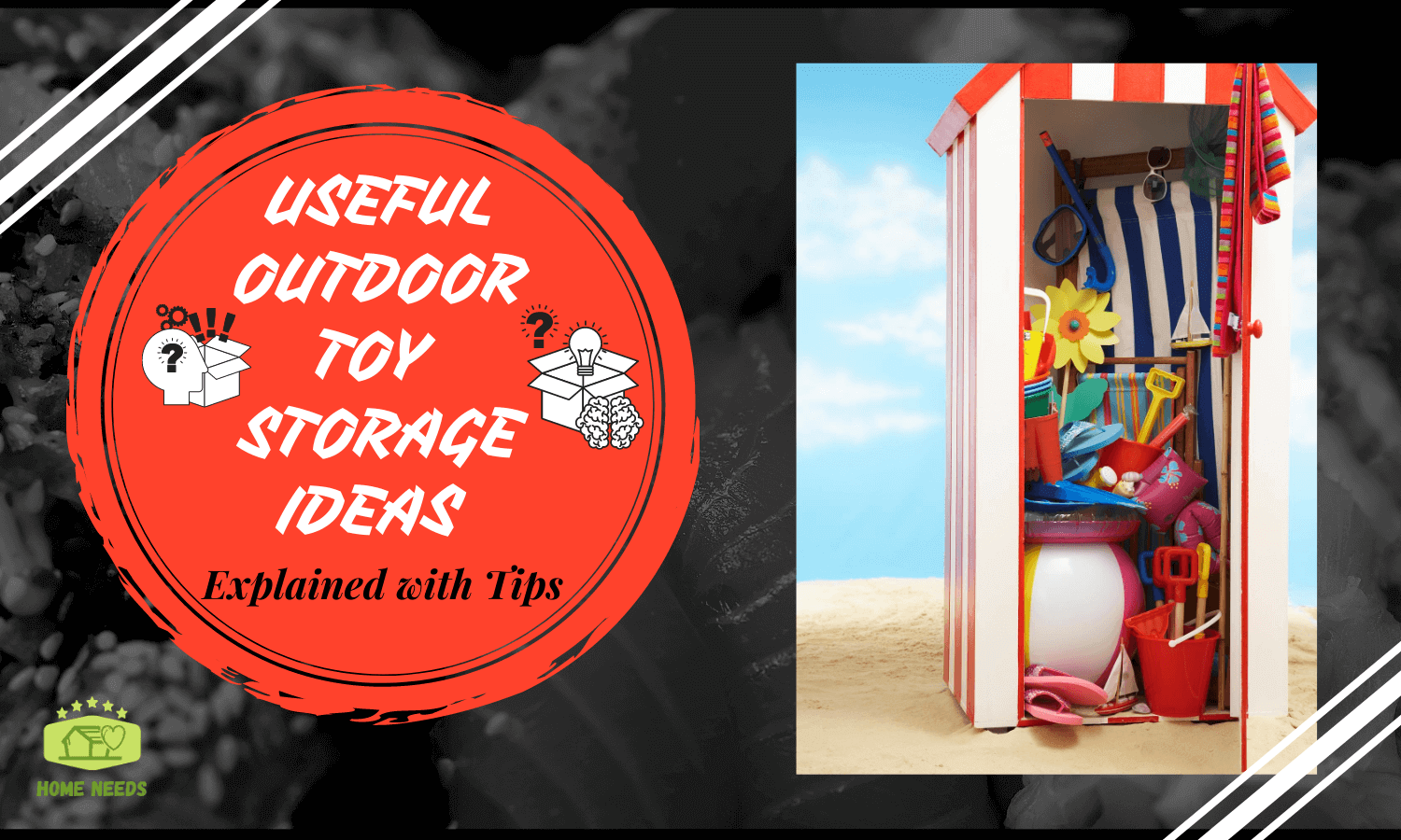 Outdoor Toy Storage Ideas