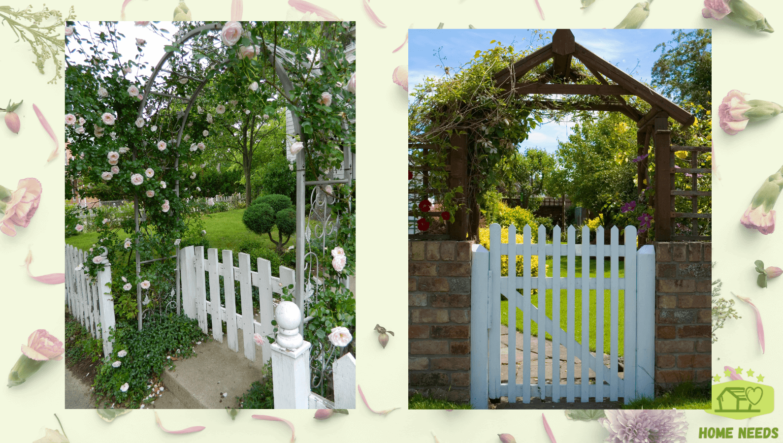 Garden Trellis with Gate