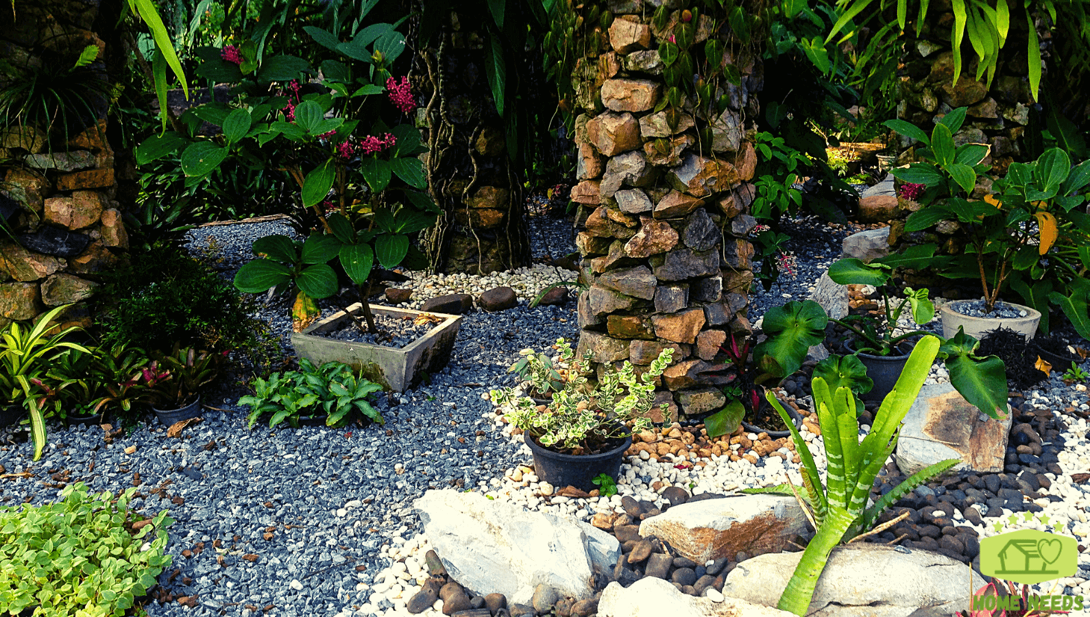 Size and Atmosphere Peal of the Rock Garden